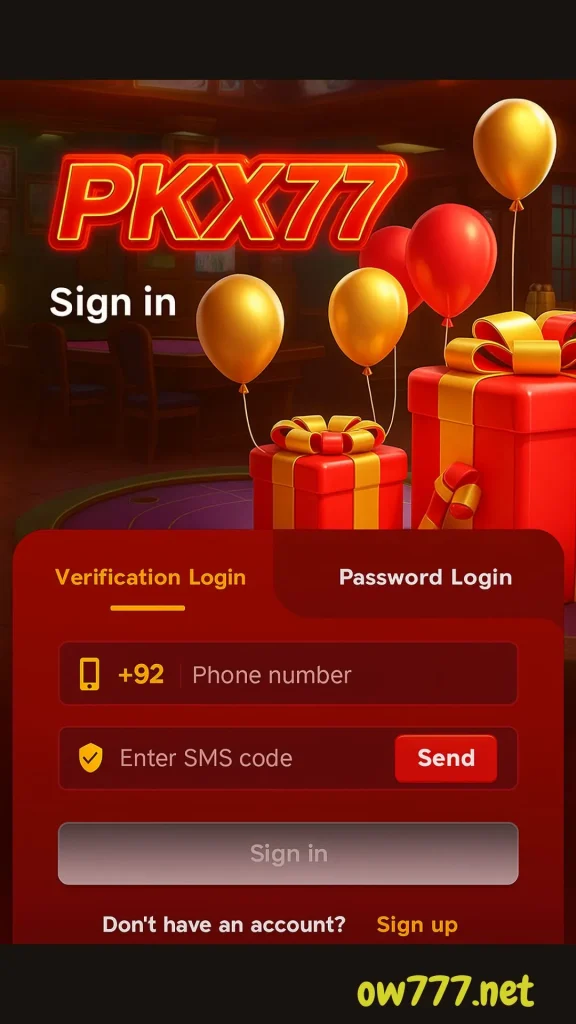 PKX77 Game login